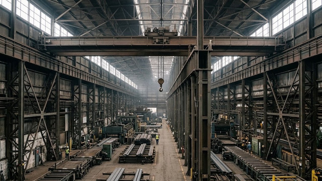 Двухпролетный мостовой кран: схема, размеры и тоннаж